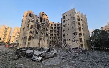 ویدیویی جالب از تل آویو قبل  و بعد از جنگ 12 روزه با ایران 