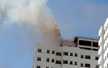 آخرین جزئیات از آتش سوزی در برج پارامیس در شهرک راه آهن +فیلم