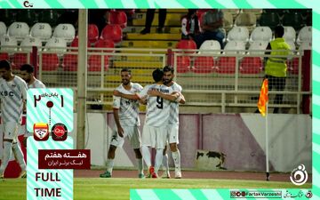 خلاصه بازی تراکتور 1 - فولاد 2 + ویدئو