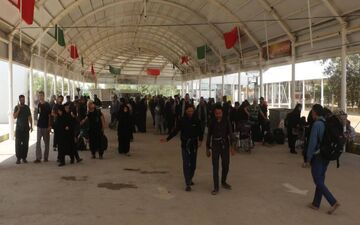 خسروی در مسیر اربعین؛ تردد ۲۱ هزار زائر در ۱۲ روز محرم