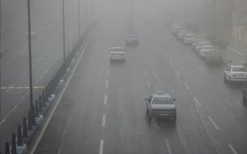 ترافیک نیمه سنگین در آزادراه کرج/مه گرفتگی در محورهای شمالی
