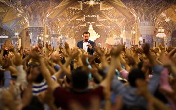 مولودی خوانی محمود کریمی با لهجه مشهدی