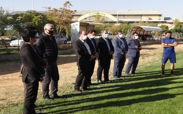 معارفه سرمربی جدید تیم فوتبال شهرداری همدان انجام شد+عکس