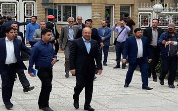 گزارش تصویری از حضور قالیباف در ستاد انتخابات کشور 