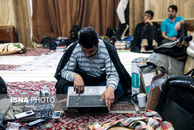 اولین روز مراسم معنوی اعتکاف - تهران + تصاویر