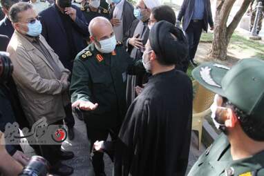 مراسم سردار حجازی در اصفهان