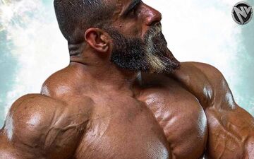 اندام فوق العاده هادی چوپان سالن را منفجر کرد/ گرگ پارسی اعجوبه بدنسازی ایران + ویدئو