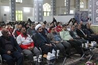برگزاری آیین غبارروبی امامزاده حضرتین (ع) و تقدیر از داوطلبان هلال‌احمر شهرستان قدس