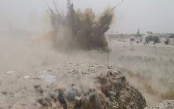 انفجار گلوله جنگی جان یک نفر را در گیلانغرب گرفت