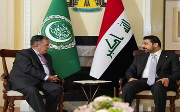 دیدار نخست‌وزیر عراق با دبیرکل اتحادیه عرب در نیویورک