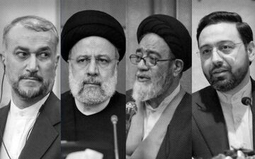 پیکر شهید رئیسی و همراهان توسط ارتش مورد استقبال قرار گرفت + ویدئو