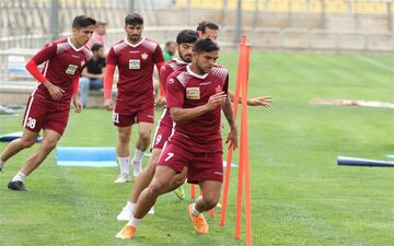 تمرین پرنشاط پرسپولیسی ها در غیاب چند بازیکن