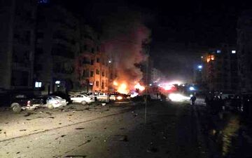 دهها کشته و زخمی بر اثر انفجار خودرو بمبگذاری شده در ادلب