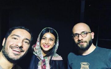 سلفی "نوید محمدزاده" با "آزاده صمدی" + عکس