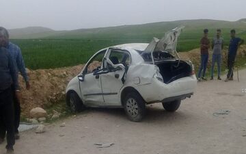 واژگونی خودرو در شرق سبزوار پنج مصدوم بر جای گذاشت
