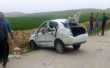واژگونی خودرو در شرق سبزوار پنج مصدوم بر جای گذاشت