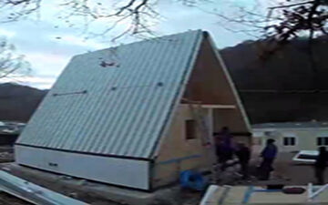ساخت خانه در 6 ساعت! + فیلم