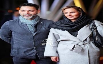 سوژه شدن لباس بدطرح و بد برش همسر پیمان معادی در جشنواره کن/ طناب دور کمر لباس چیه؟!