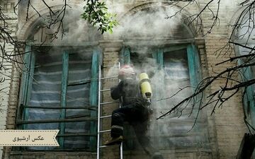 یک میراث ملی فرهنگی در کرمانشاه طعمه حریق شد