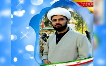 پیکر شهید روحانی مدافع حرم در لامرد تشییع شد