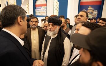 وزیر تجارت افغانستان از پاویون ایران در نمایشگاه ابوحنیفه بازدید کرد