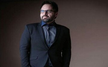 آقای بازیگر پای دیگ نذری/عکس
