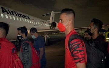 پرسپولیس با پرواز اختصاصی در اهواز + عکس