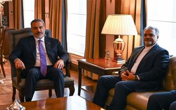 دیدار سفیر ایران در ترکیه با وزیر خارجه این کشور 