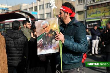 راهپیمایی وداع با سردار سلیمانی