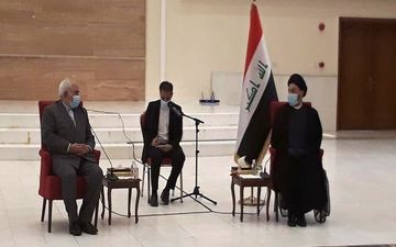 دیدار ظریف با سید عمار الحکیم