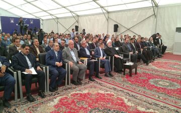 حضور رییس جمهور در کرمانشاه و آیین افتتاحیه و بهره برداری به روایت تصویر