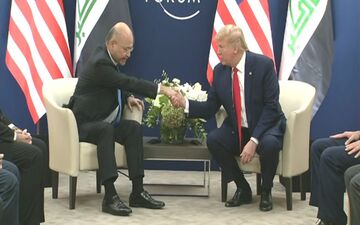 مشاور رئیس‌جمهور عراق در اعتراض به دیدار وی با ترامپ استعفا کرد