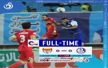 خلاصه بازی استقلال خوزستان 0 - فولاد 0 | فیلم