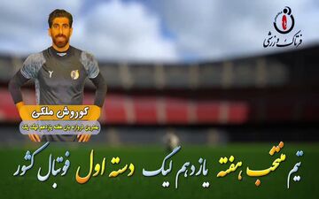 اختصاصی/ کوروش ملکی؛ بهترین دروازه بان هفته یازدهم لیگ یک/فیلم