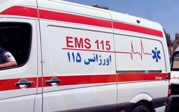 ۱۷ مصدوم در واژگونی مینی‌بوس محور هلشی کرمانشاه