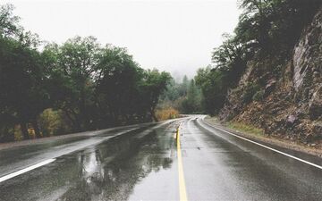  بارش در محورهای مواصلاتی ۳ استان