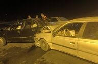 تصادف مرگبار ۴ خودرو در کرمانشاه؛ ۳ نفر جان باختند