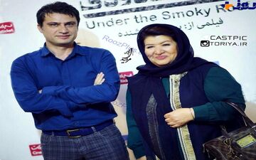 شلوار متفاوت بازیگر مشهور در کنار کارگردان سینما + عکس