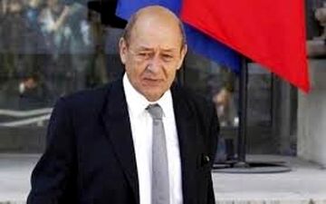 وزیر خارجه فرانسه وارد نجف شد