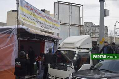ارسال هفتمین محموله از کمکهای اتاق اصناف و بازاریان خیر کرمانشاه به مناطق سیل زده لرستان