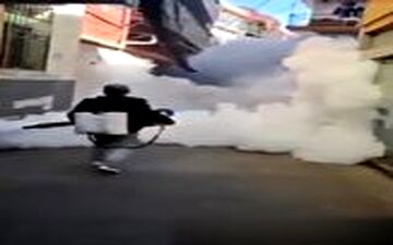 ضدعفونی کردن زادگاه کرونا با امکانات ویژه 