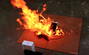 فیلم لحظه انفجار گوشی آیفون 6S!