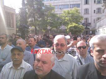 گزارش تصویری از تشیع پیکر سید ضیاءالدین دری