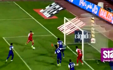 ویدئو | گل چهارم پرسپولیس به استقلال خوزستان