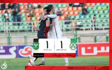 خلاصه بازی ذوب آهن 1 - خیبر 1 + ویدئو