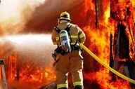 آتش‌سوزی یک واحد صنعتی در شهرک صنعتی رازی