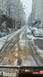 برف در تهران