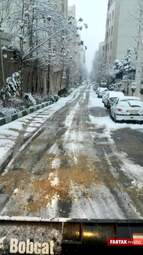 برف در تهران