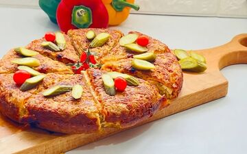 کوکو پیتزایی فوری: طرز تهیه آسان و خوشمزه در فر یا تابه! (غذای محبوب بچه‌ها)