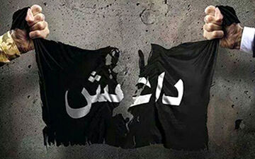 لحظه دستگیری تروریست‌های داعش با لباس زنانه + فیلم